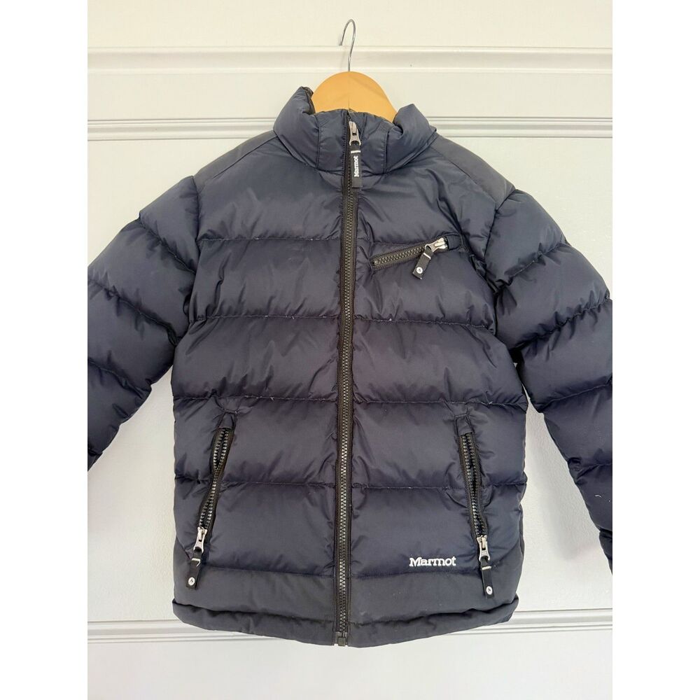 Marmot 700 Fill Down Puffer Jacket Medium Black Insulated Winter Coat